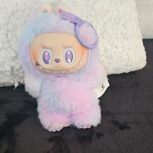 Authentic labubu tie dye purple